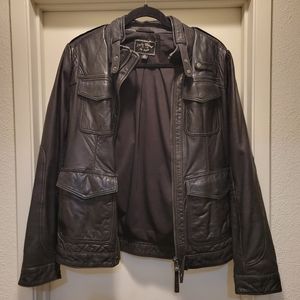 Lucky Brand Moto Leather Jacket!